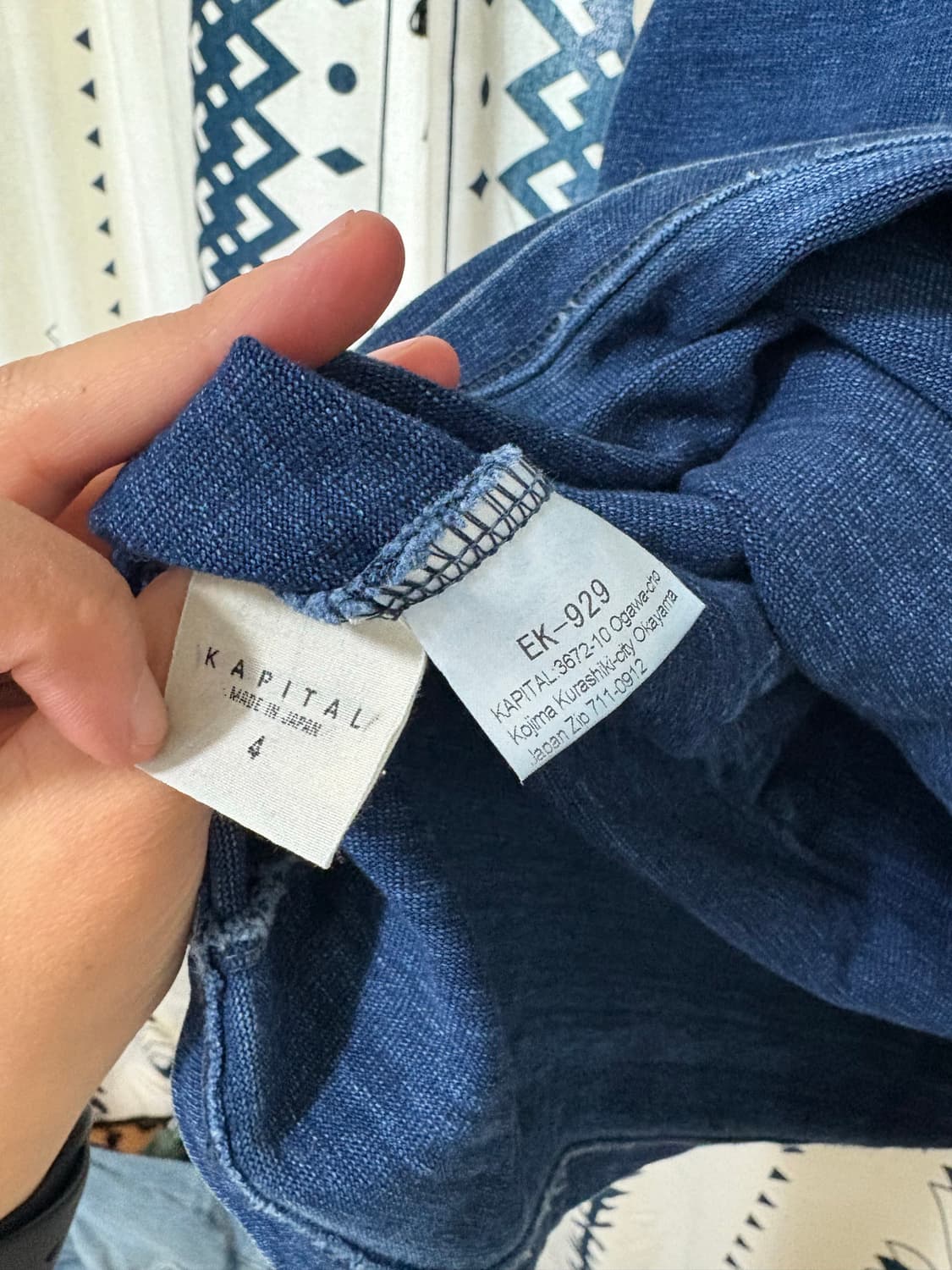 캐피탈 인디고 천축 알파인 폴로티 상품이미지6