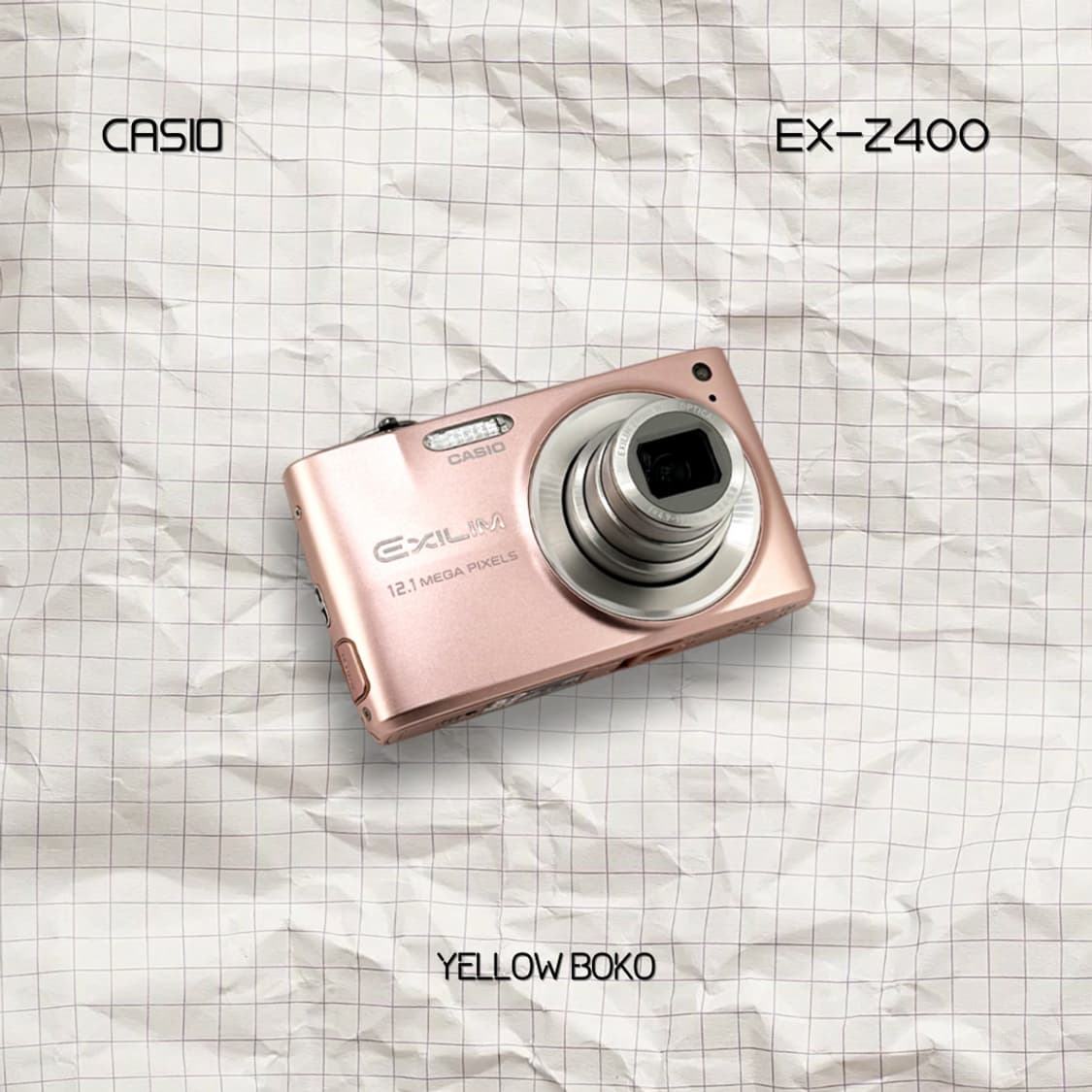 [💖수채] CASIO 카시오 엑슬림 EX-Z400 레트로 디지털 카메라 상품이미지1