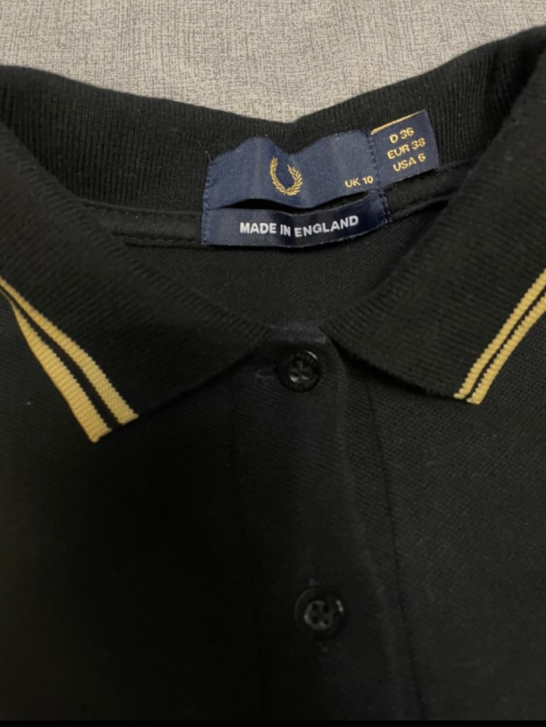 프레드페리 여성 반팔 카라 티셔츠 (S) 상품이미지4