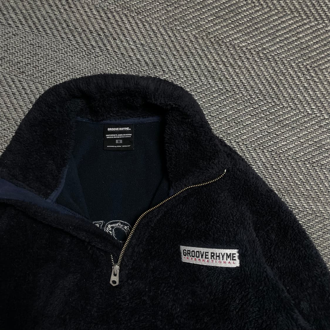 Groove Rhyme 하이넥 쉐르파 플리스 아노락 반집업o 5273 상품이미지6