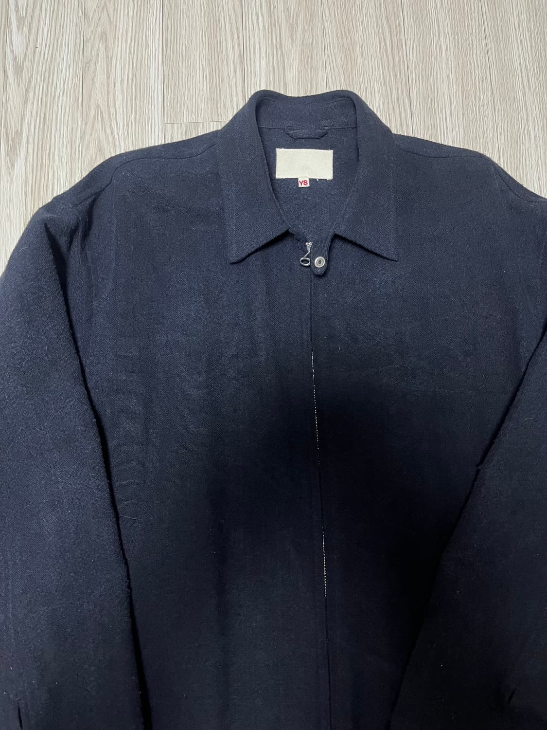 [M] 요코 실크냅 자켓 블랙 상품이미지2