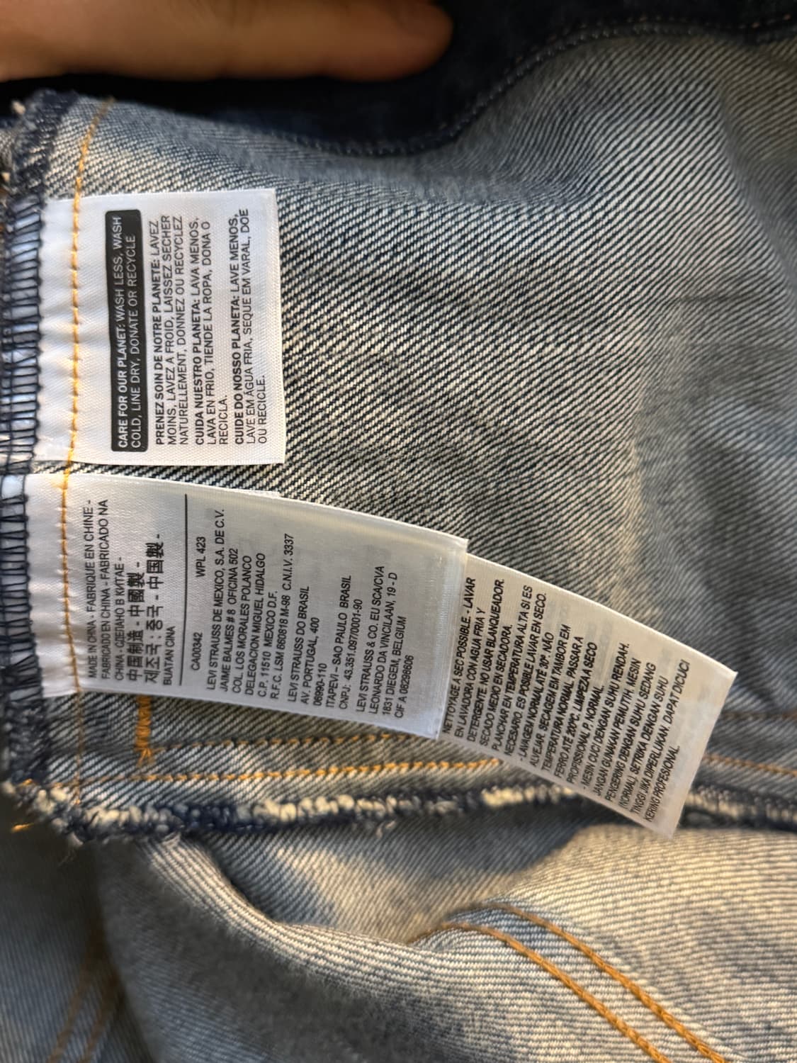 Levis 리바이스 데님 트러커 자켓 우먼 S 상품이미지4