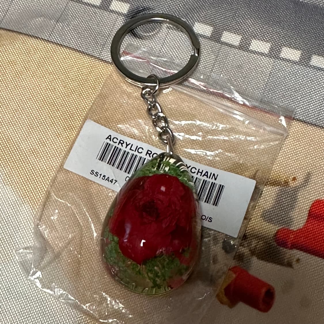슈프림 아크릴 로즈 키체인 15SS 상품이미지2