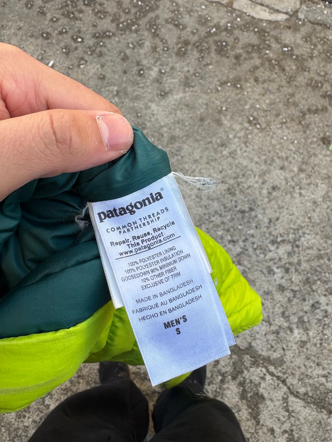 15s 파타고니아 다운스웨터 후디 상품이미지5