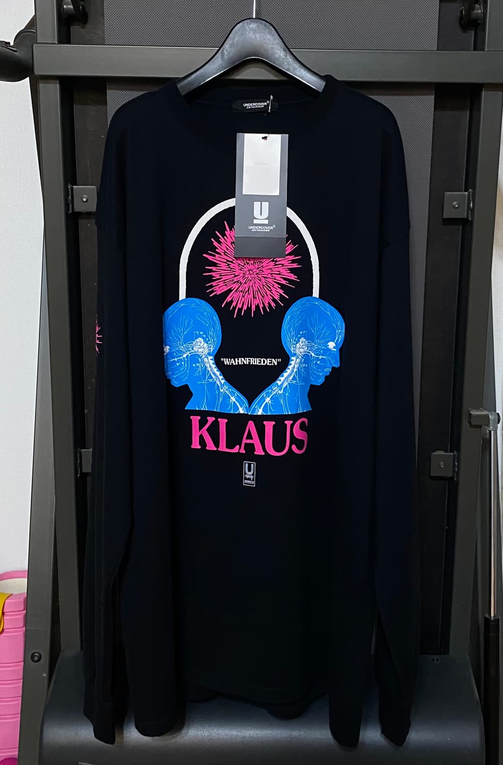 [5 사이즈] 언더커버 레코드 클라우스 (klaus) 긴팔 티셔츠 블랙 상품이미지3