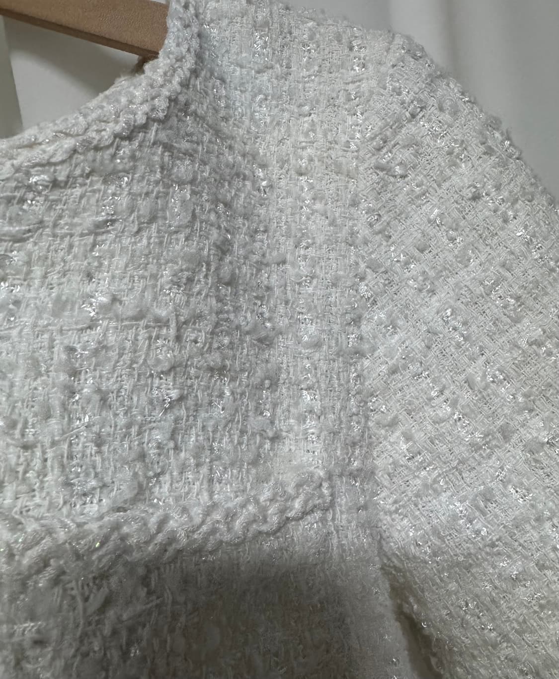 clizy 화이트 포켓 트위드 자켓 상품이미지9