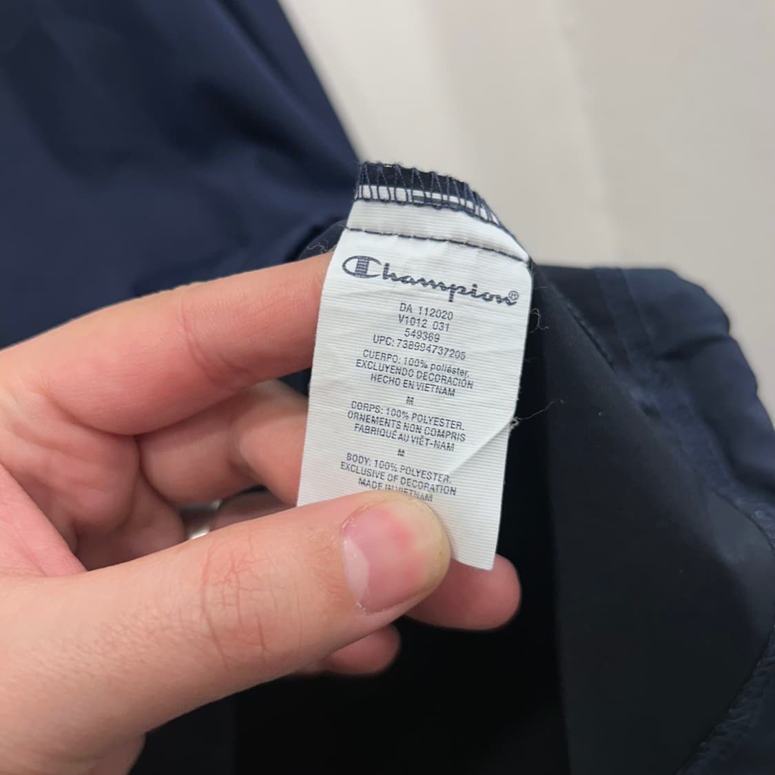 챔피온 나염로고 절개 포켓 오버핏 후드 아노락 상품이미지4