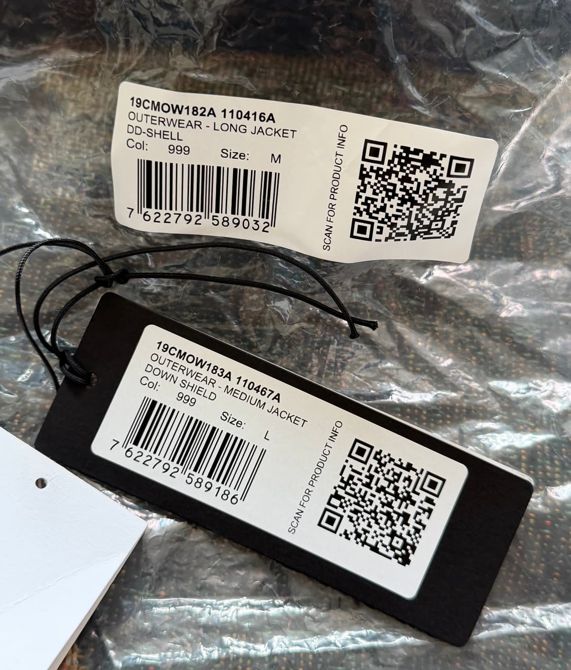 25FW CP컴퍼니 다운 쉴드 렌즈 후드 패딩 자켓 블랙 L SIZE 상품이미지3