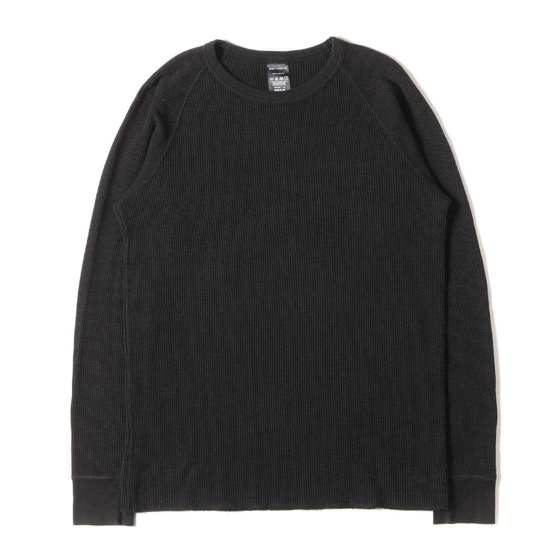 00s 넘버나인 아카이브 써멀 롱슬리브 티셔츠 블랙 상품이미지1