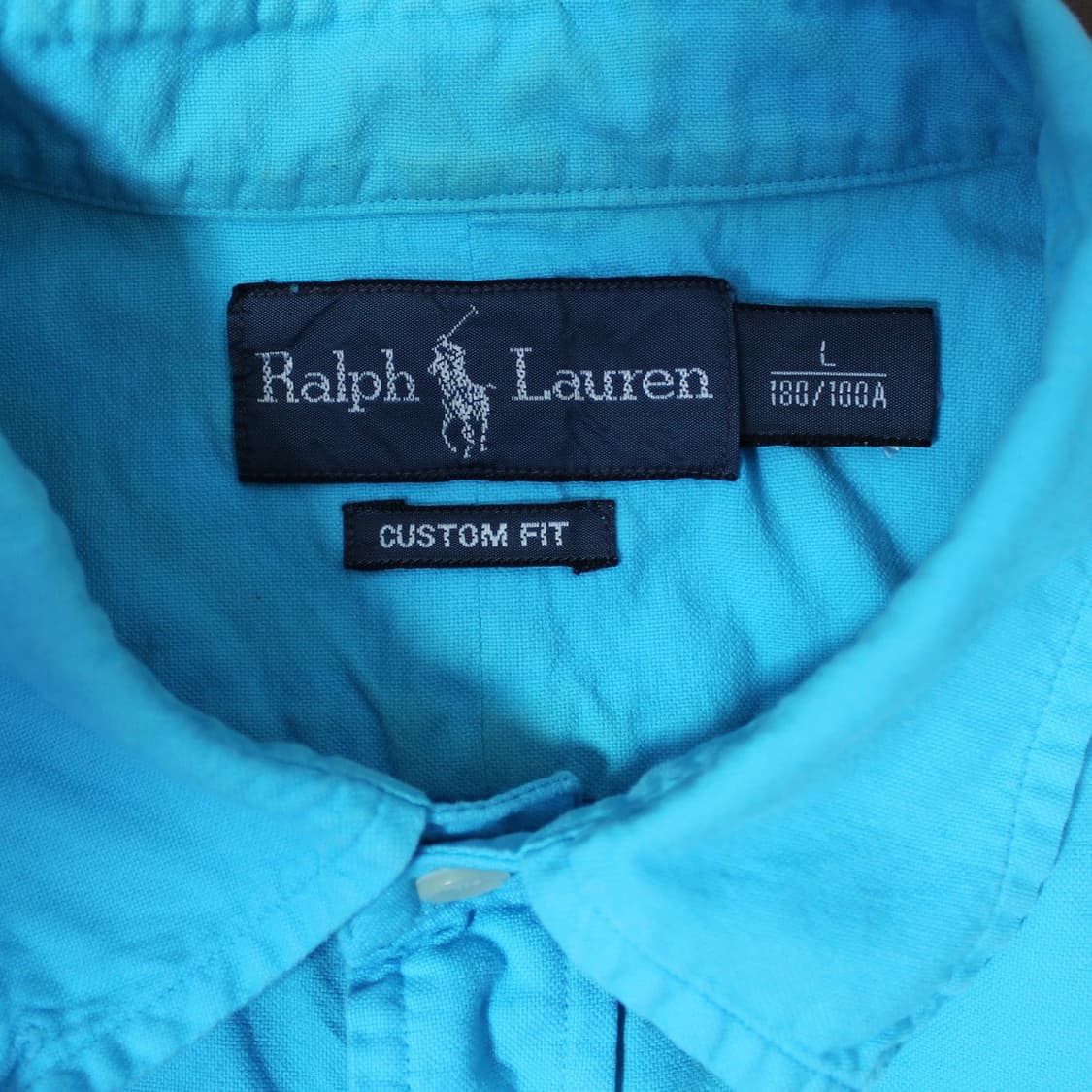 Polo 폴로 랄프로렌 블루 반팔 셔츠 상품이미지4