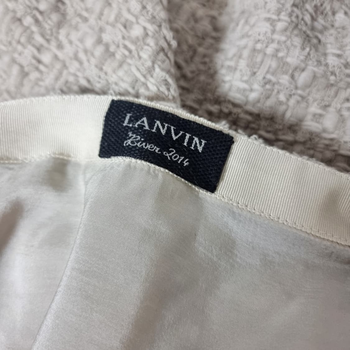 프랑스 랑방 LANVIN 울88혼방 트위드 스커트 (26인치) 상태최상 상품이미지5
