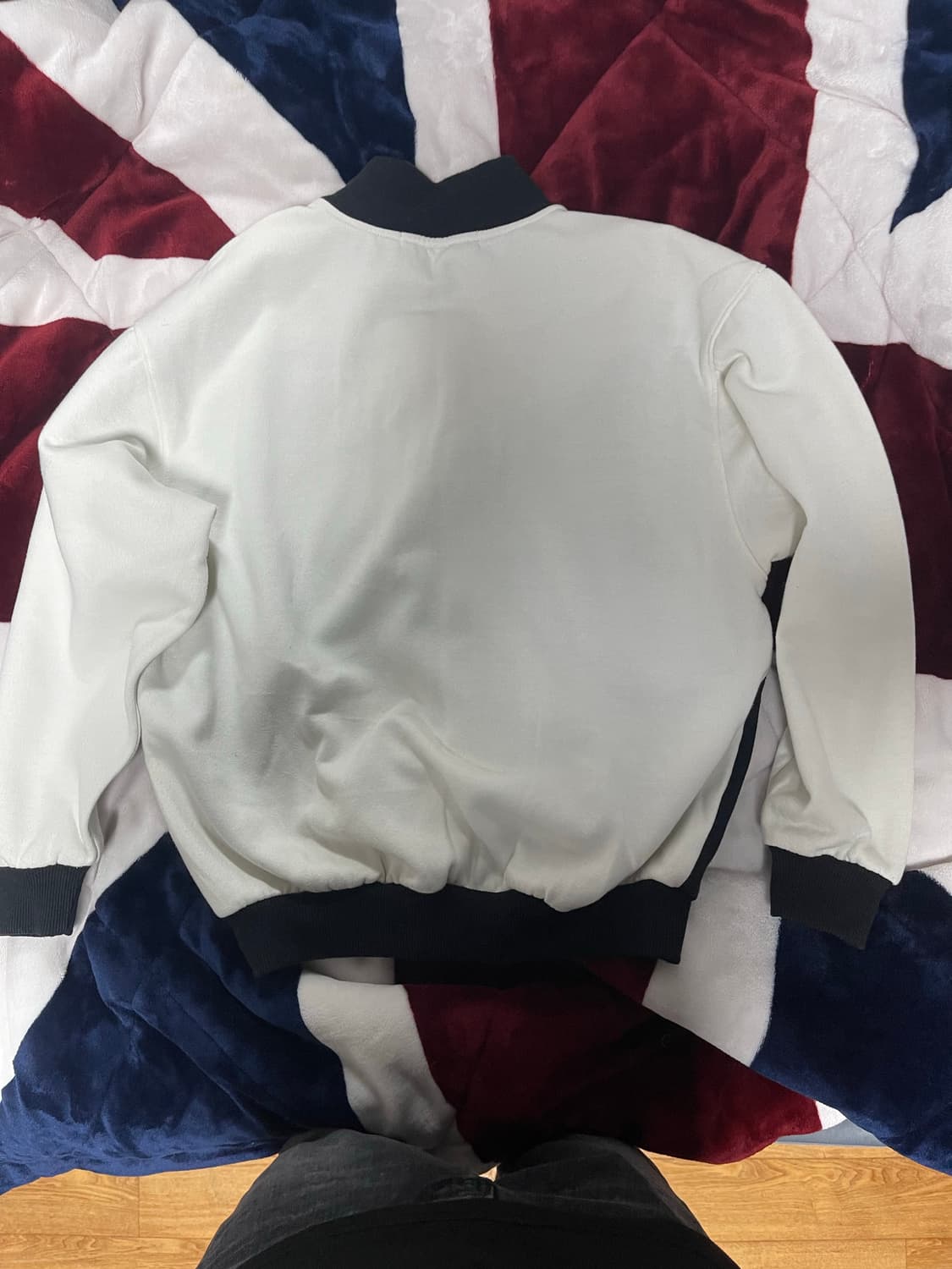 Personable sports 빈티지 자수 하프집업 상품이미지3