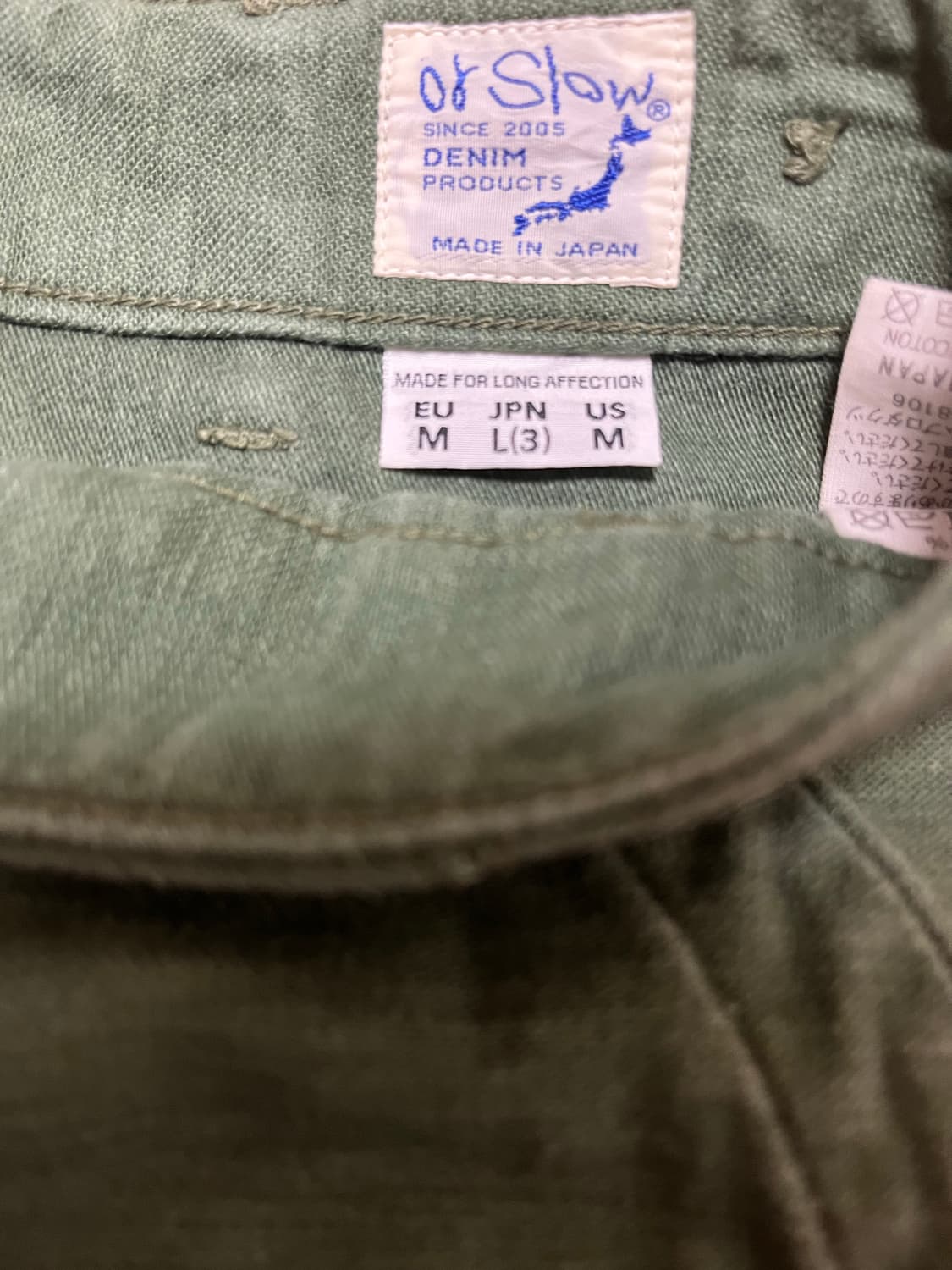 ORSLOW US ARMY FATIGUE PANTS (Regular Fi 상품이미지3