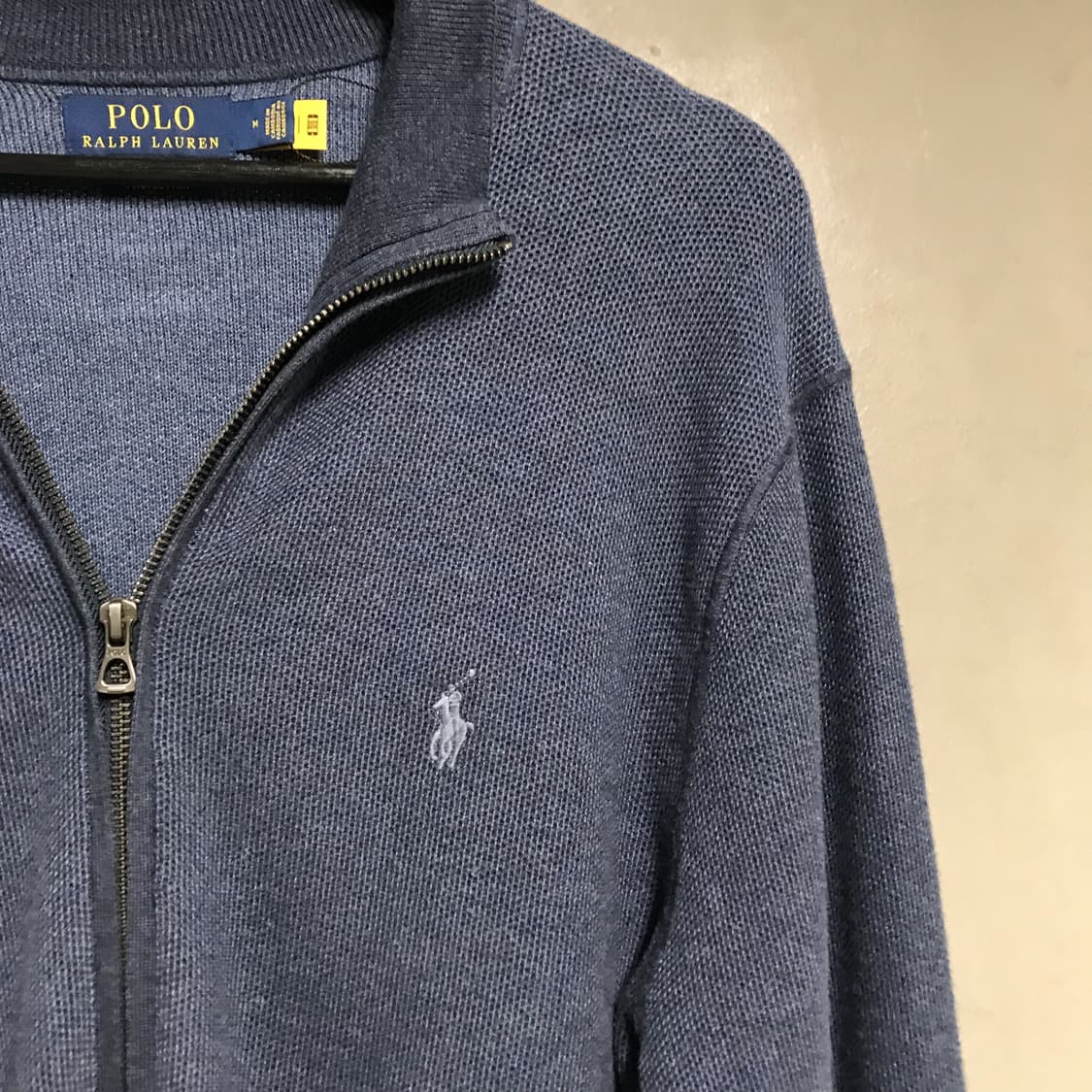 폴로 랄프로렌 QR 니트 집업 M 상품이미지4