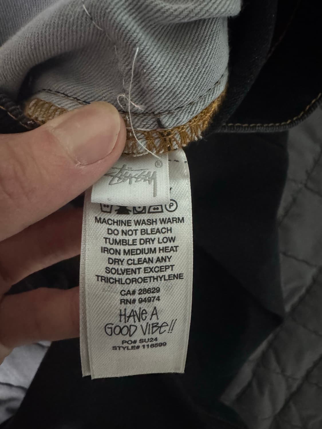 스투시 빅올진 블랙 상품이미지5