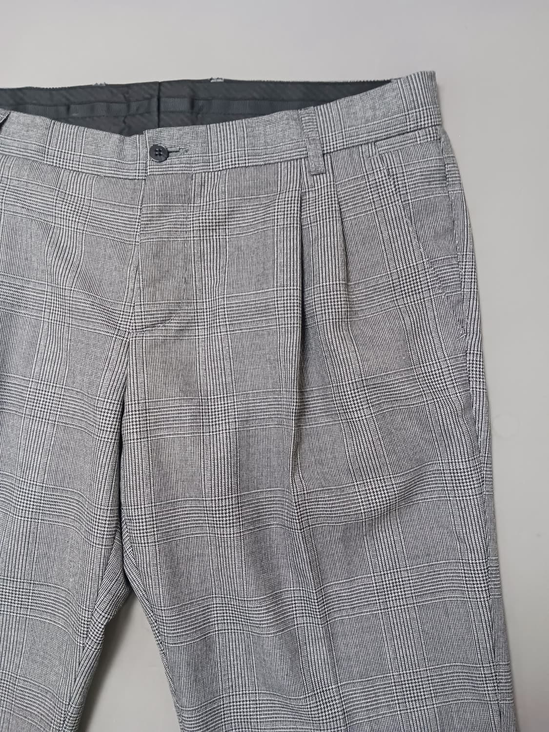 새상품 [36] 돌체앤가바나 울 체크 팬츠 슬랙스 상품이미지4