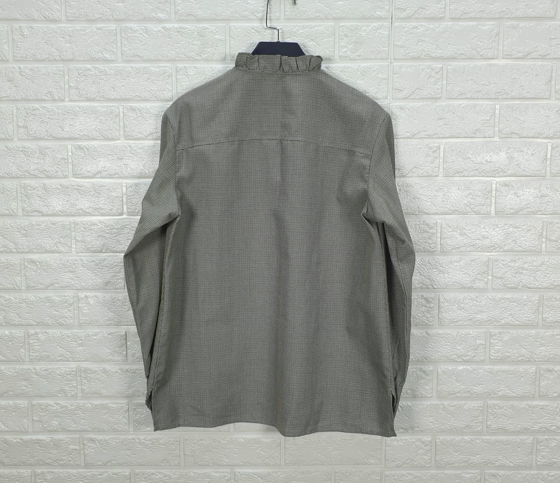 [55]에잇세컨즈 체크 프릴 브이넥 셔츠 상품이미지3