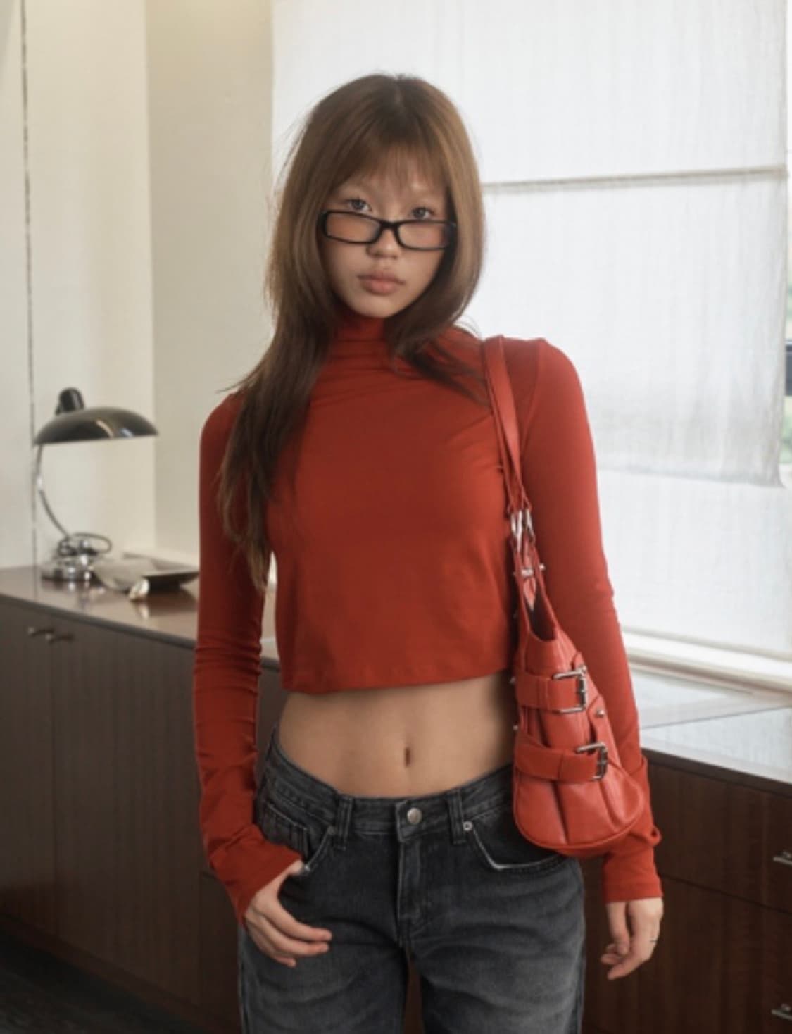TOH U 유아 터틀넥 U are turtleneck 레드 상품이미지2