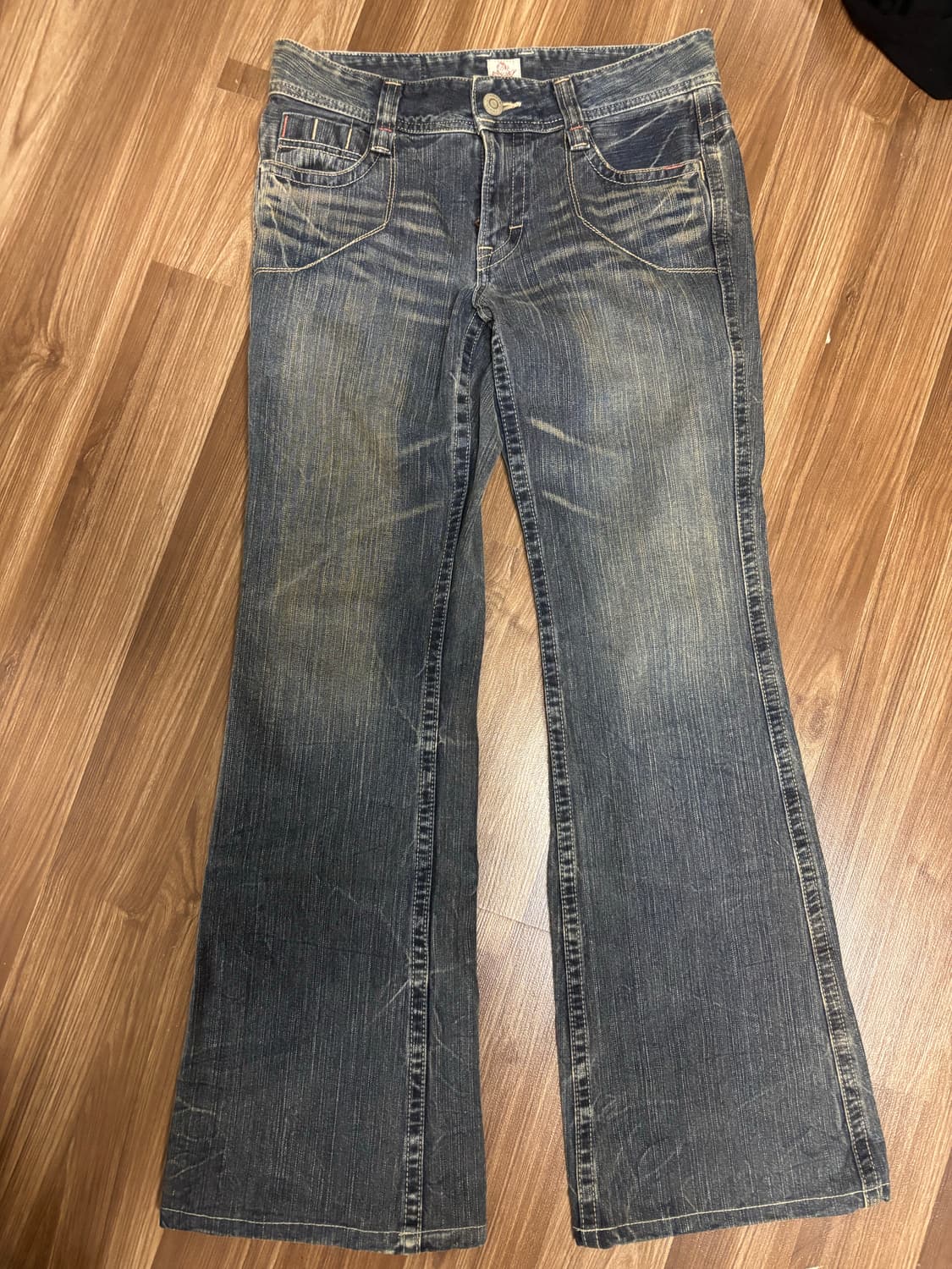 VTG 로우라이즈 부츠컷 데님팬츠 상품이미지1