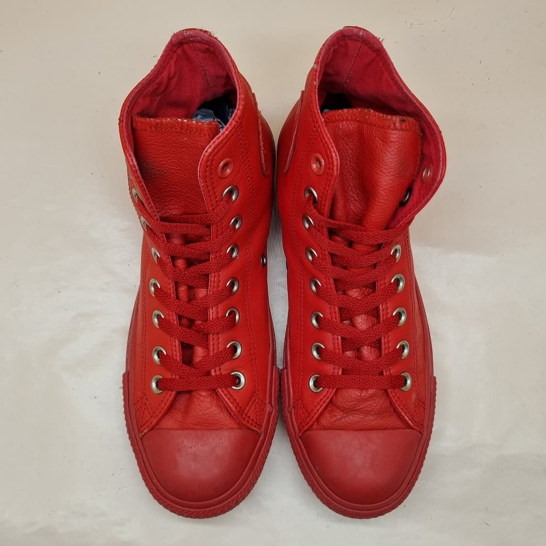 컨버스 척테일러 레더 레드 하이탑 250 상품이미지2