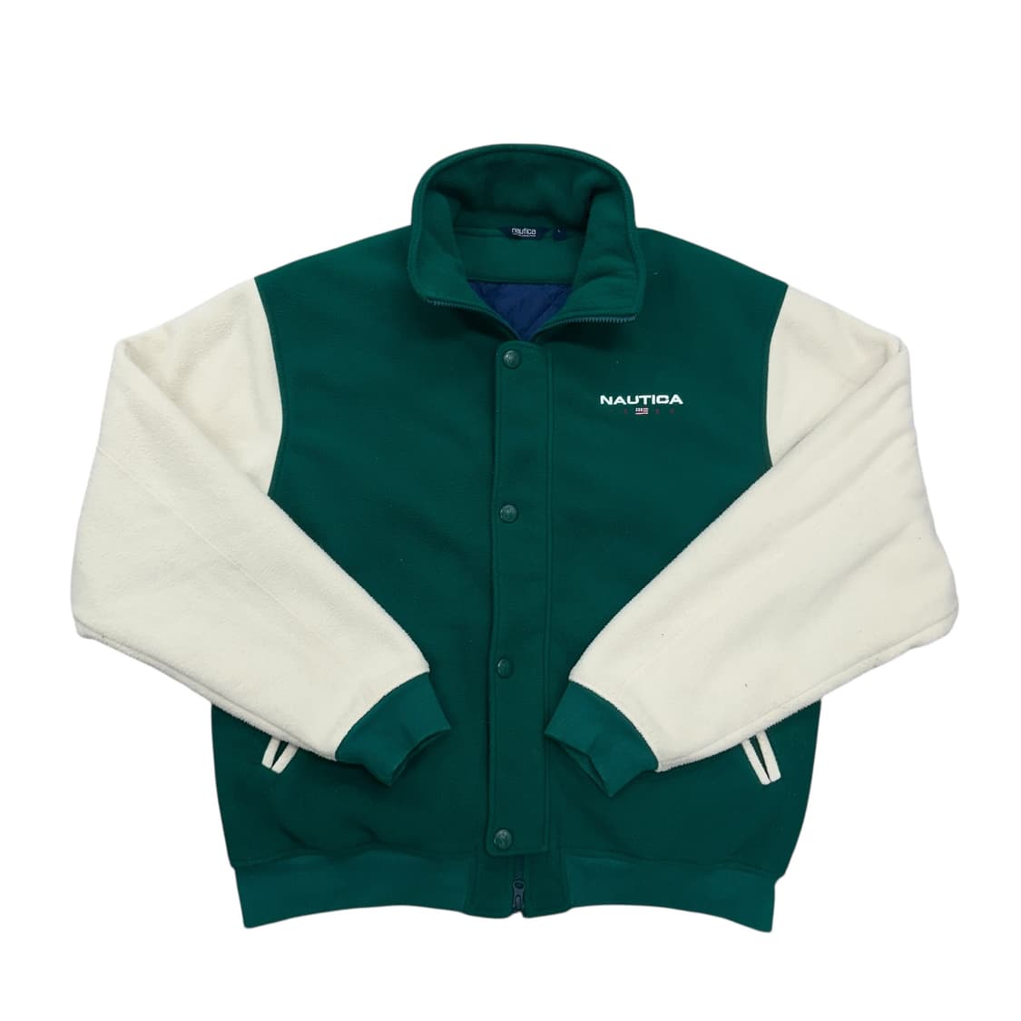 노티카 빅로고 플리스 점퍼 상품이미지1