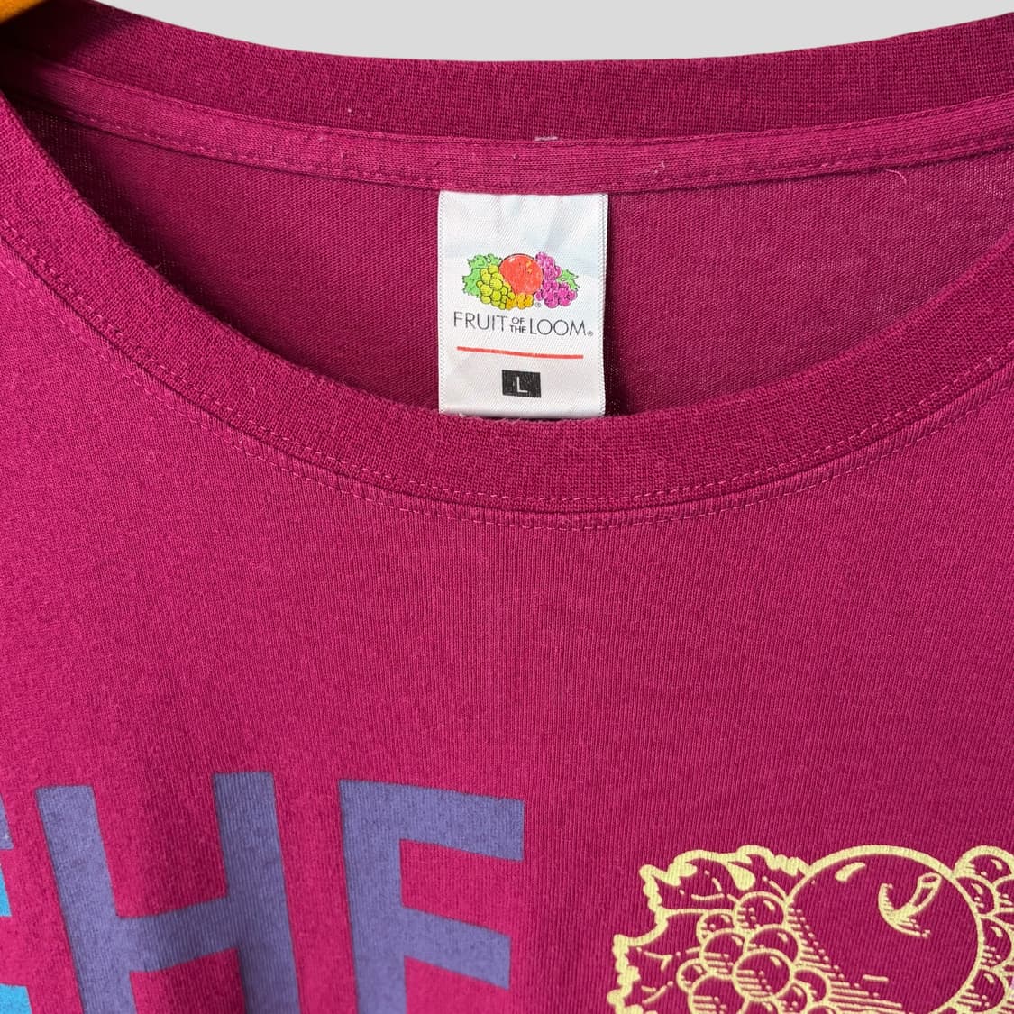 (L)Fruit of the Loom 프룻오브더룸 7부 티셔츠 상품이미지3
