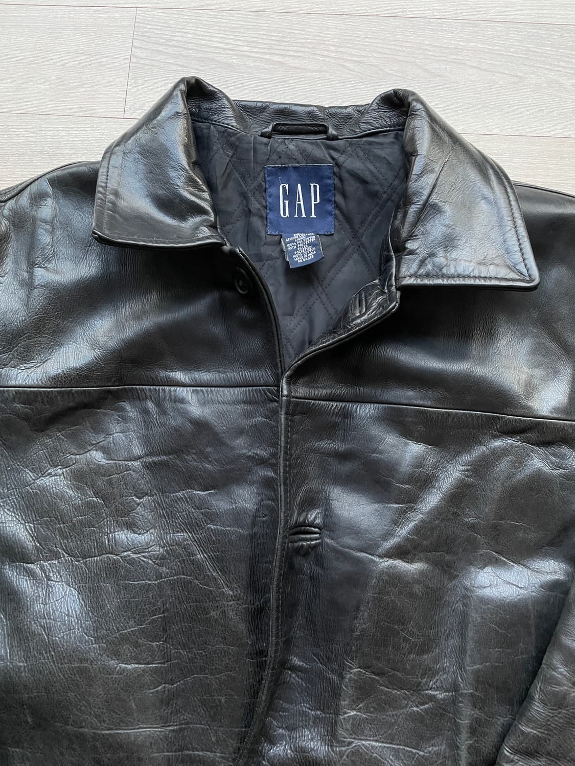 90s 올드갭 레더 카코트 gap carcoat 상품이미지7