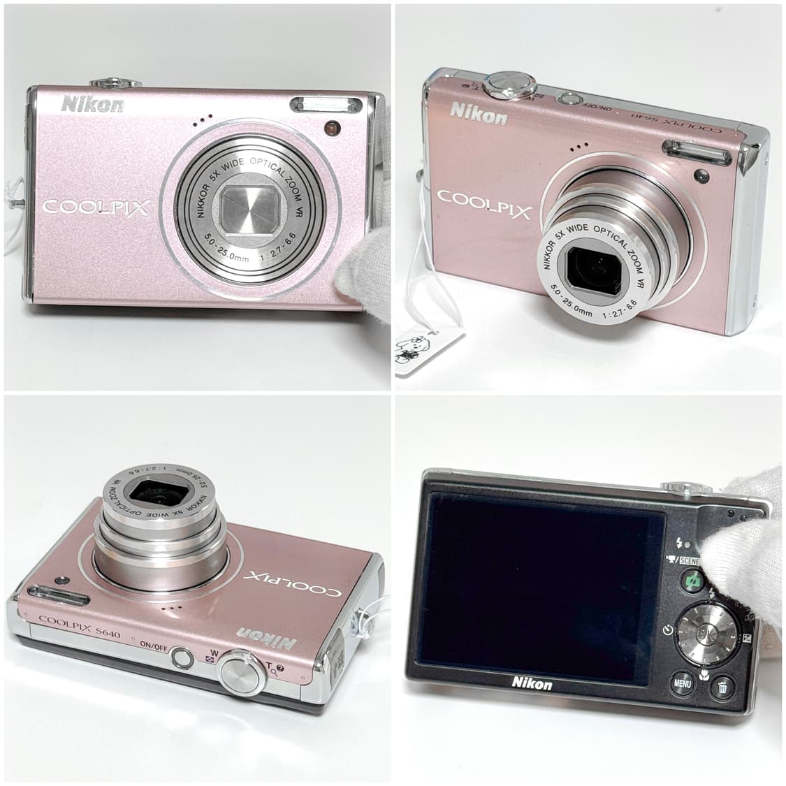 니콘 쿨픽스 S640 베이비핑크 빈티지디카 상품이미지2