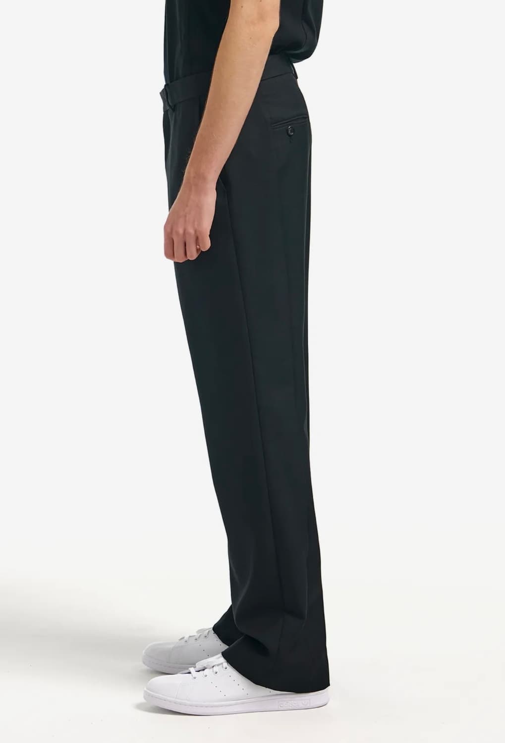 MNGU Wool 플레어 pants in Black 상품이미지4