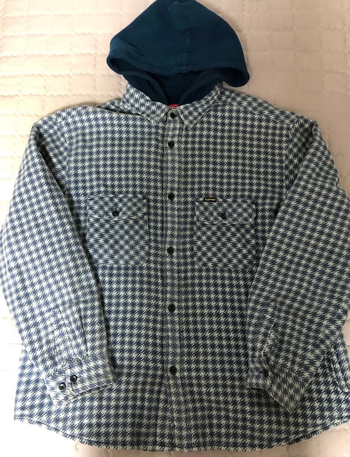 슈프림 하운드스투스 플란넬 후드 셔츠 22fw 상품이미지2