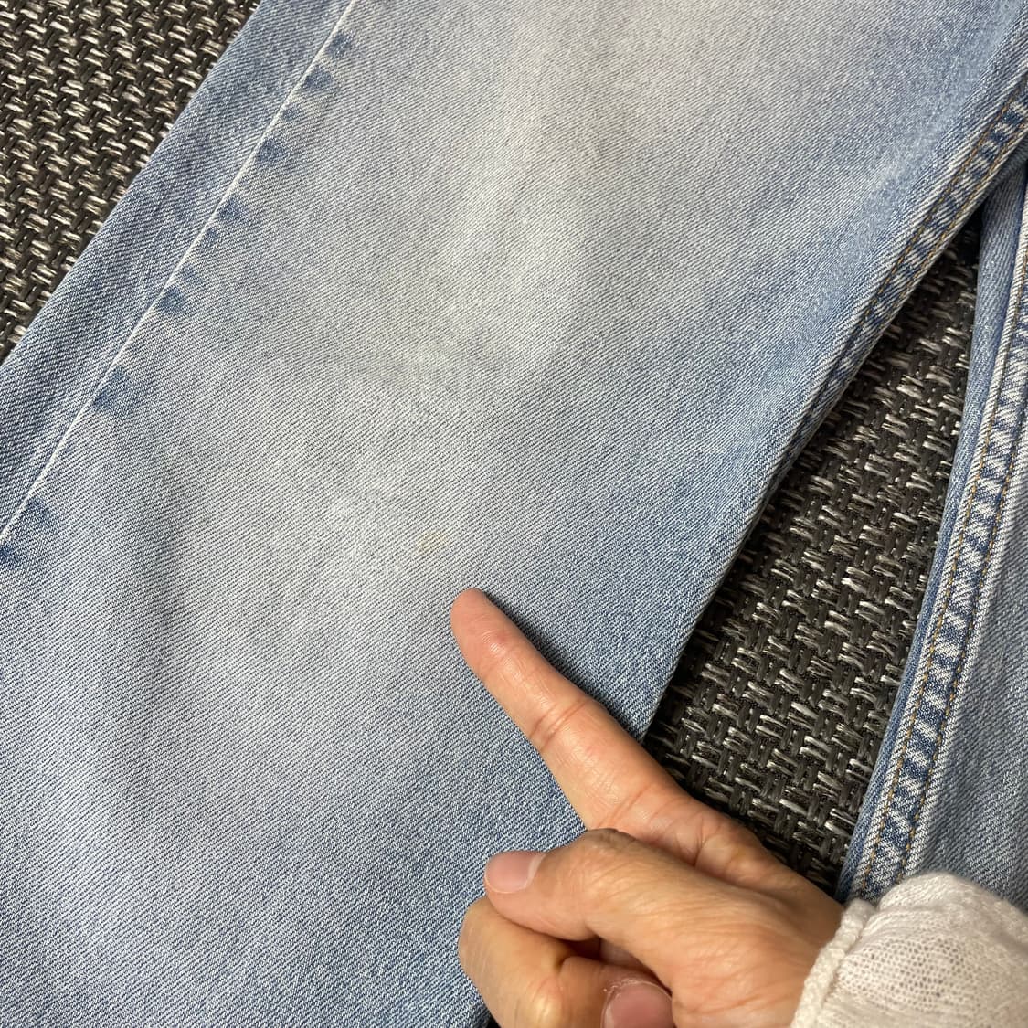 (32) 리바이스 510 32X32 연청 데님 팬츠 상품이미지4