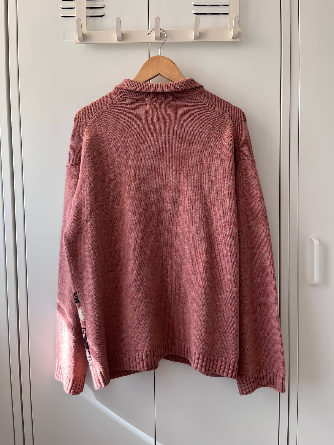 핑크 아가일 울니트 아방 가디건  상품이미지10