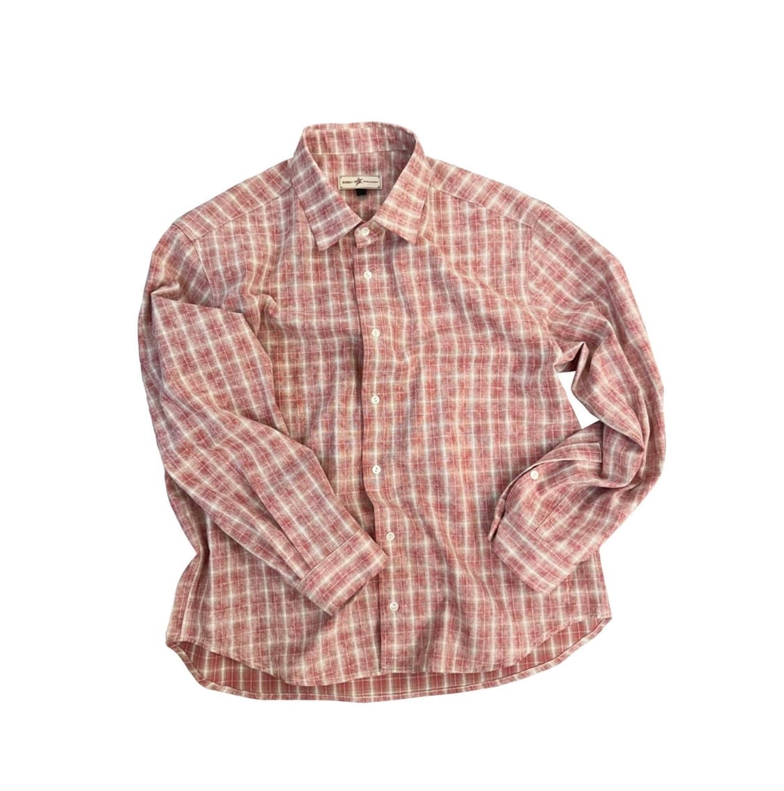 [2]아오이로 크롭 체크 셔츠 베리 파르페 상품이미지1