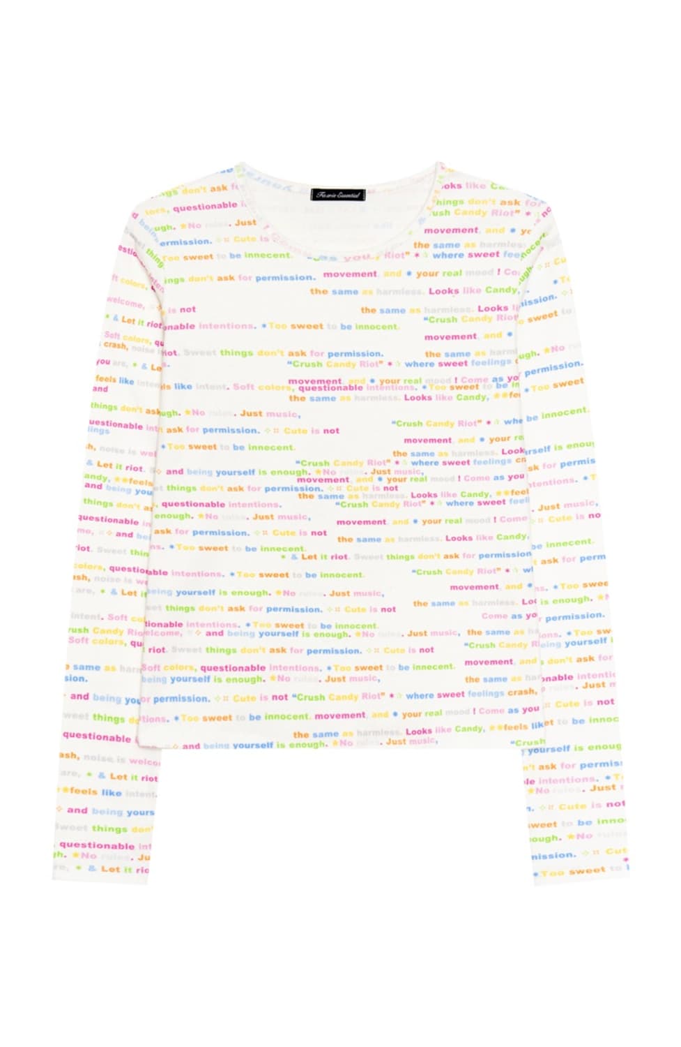 샵페어리 jersey pattern long top (C.C.R) 상품이미지1