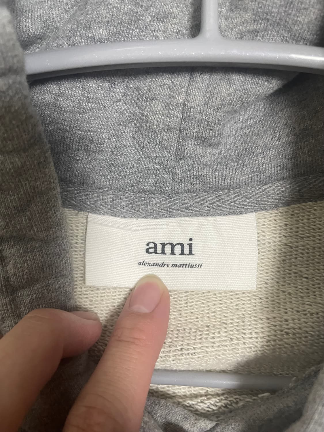 아미 회색 후드티 L 상품이미지2