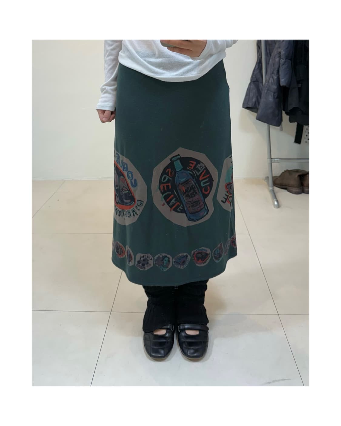 Tokuko 미디 레이어드 스커트 상품이미지3