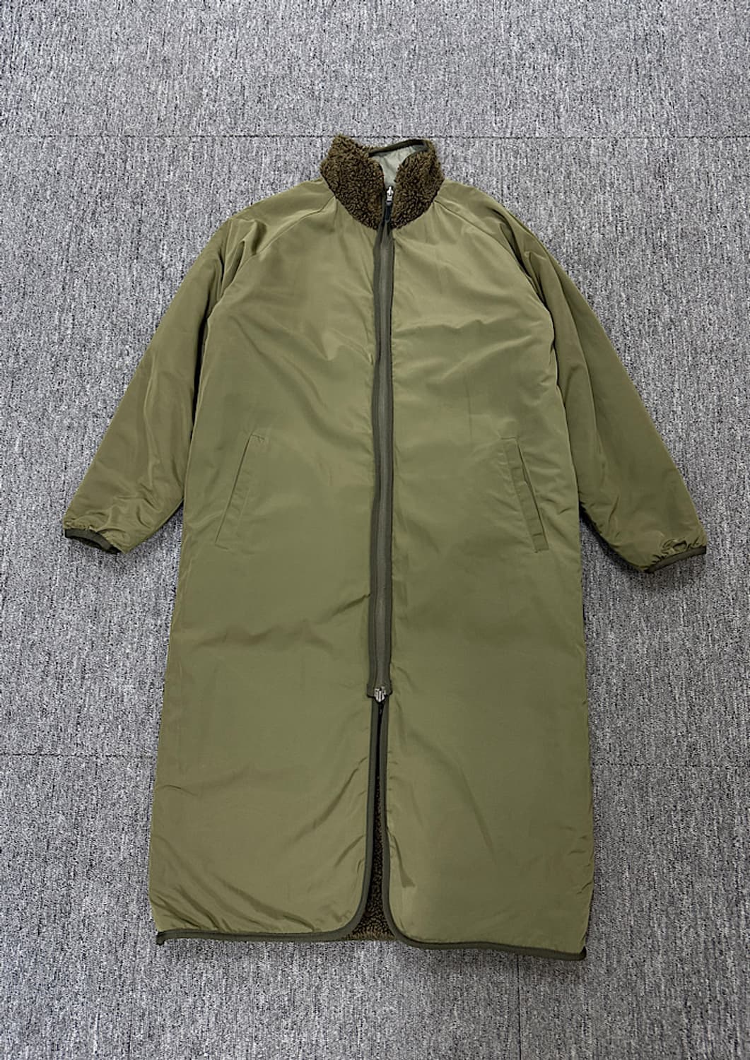 하이드아웃 롱 후리스 코트  상품이미지4