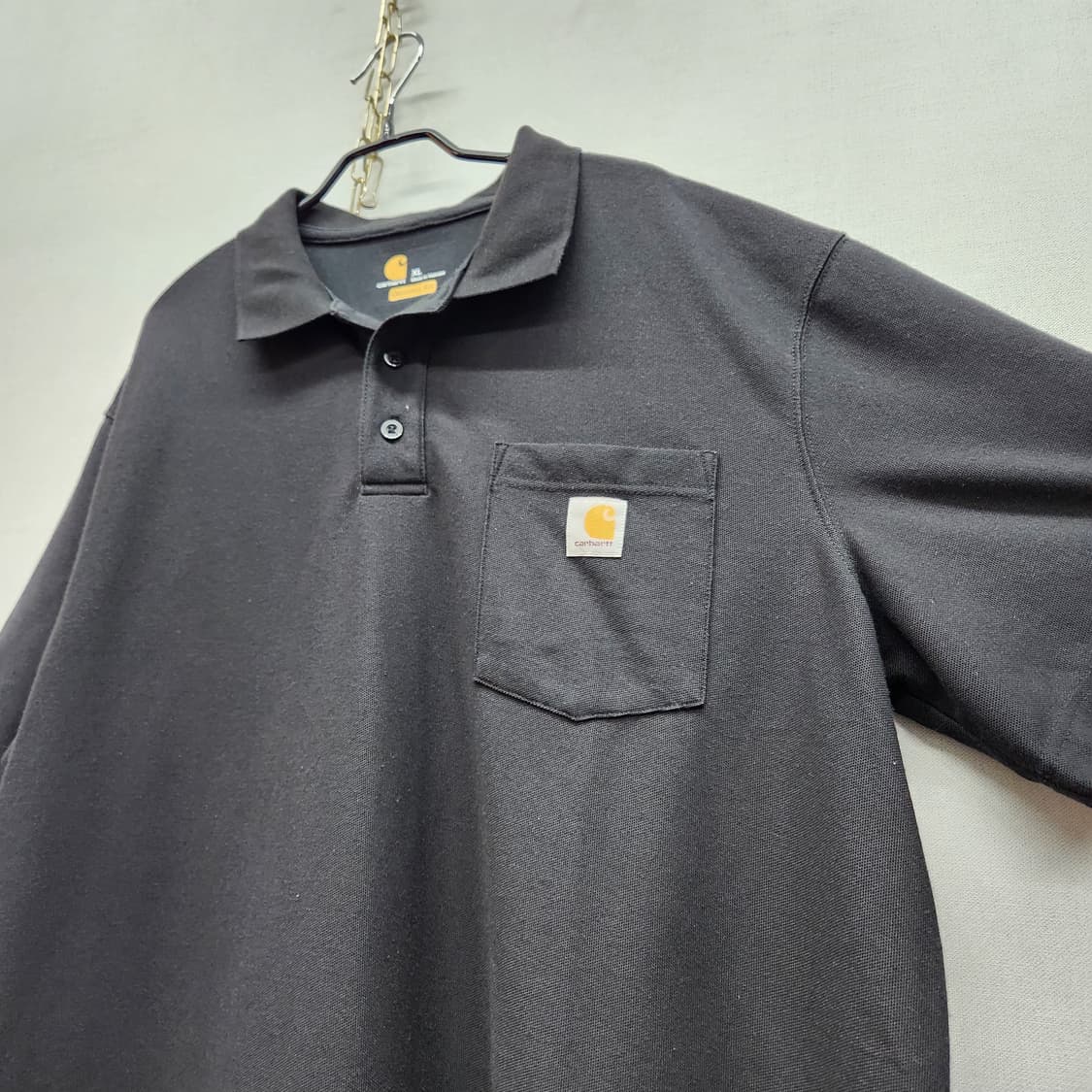칼하트 원포켓 로고 반팔카라 XL(2XL) 상품이미지3
