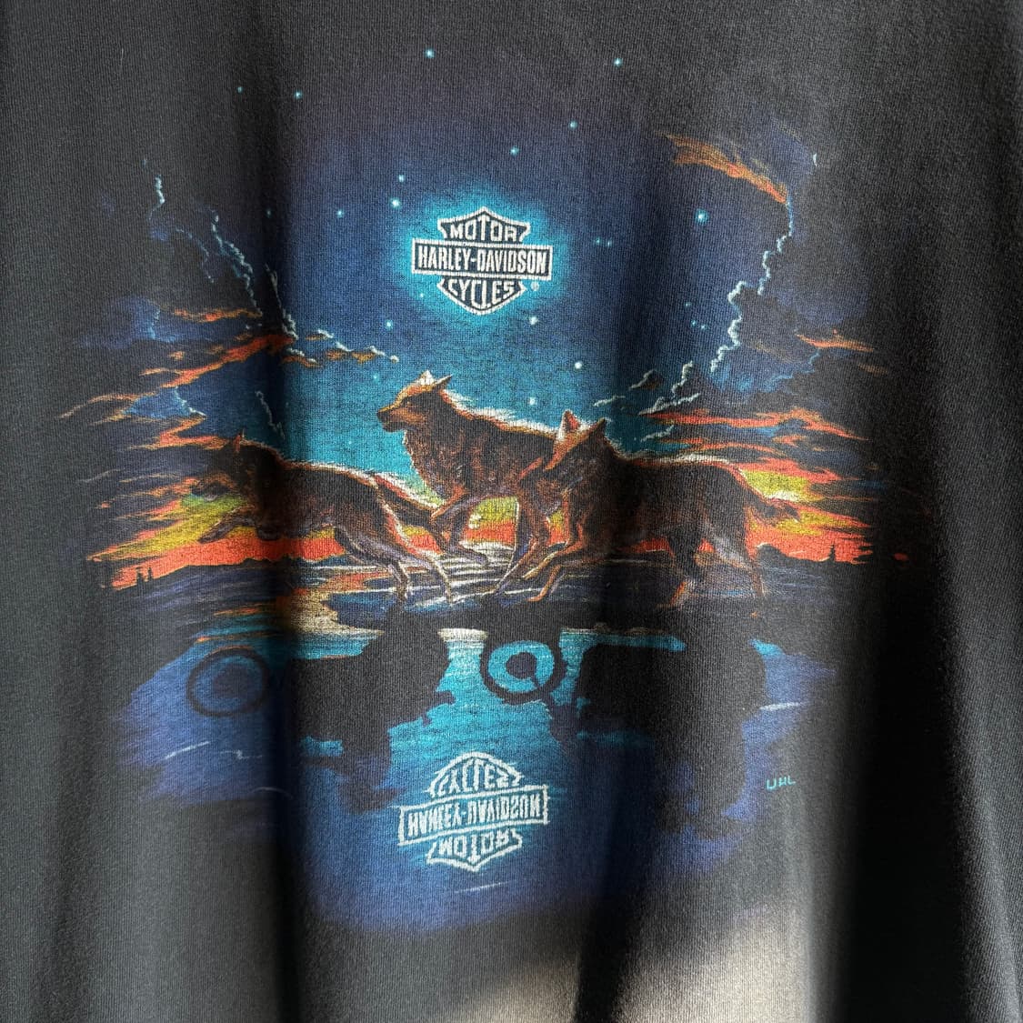 1996 Made in USA 할리 데이비슨 티셔츠 상품이미지3