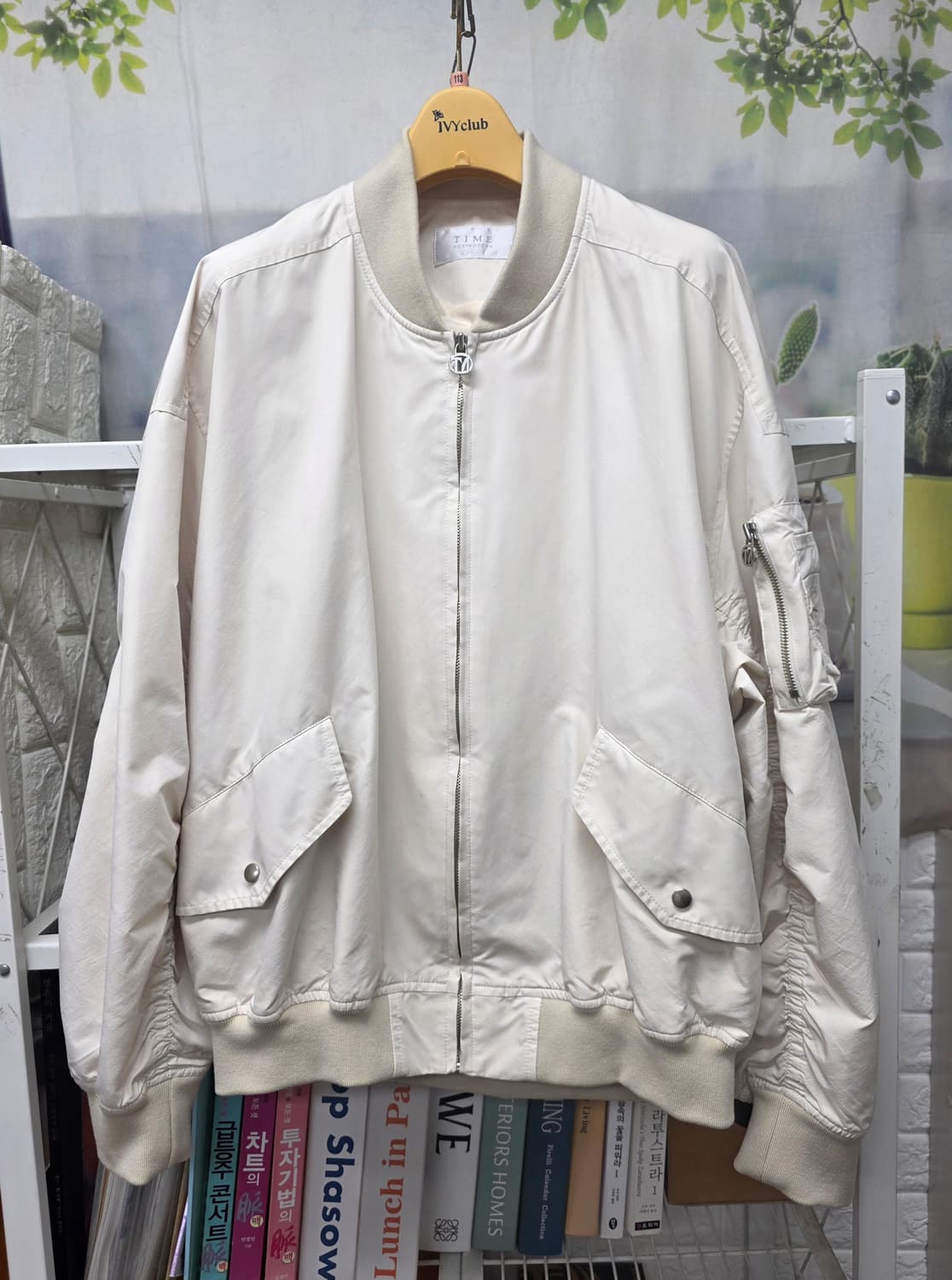 타임 여성 항공점퍼 MA-1 블루종 봄버자켓 (프리) WM64 상품이미지2