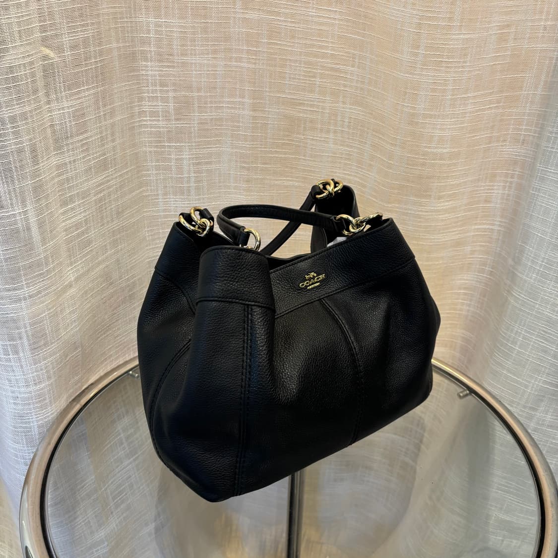 정품 코치 가죽 토트백      상품이미지3