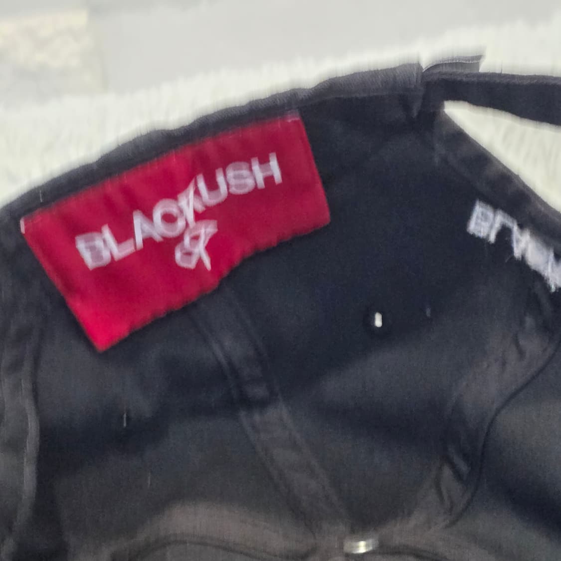 p5-6:블랙크러쉬(Blacrush) 코튼 로고 볼캡 블랙(약 56~60 상품이미지8