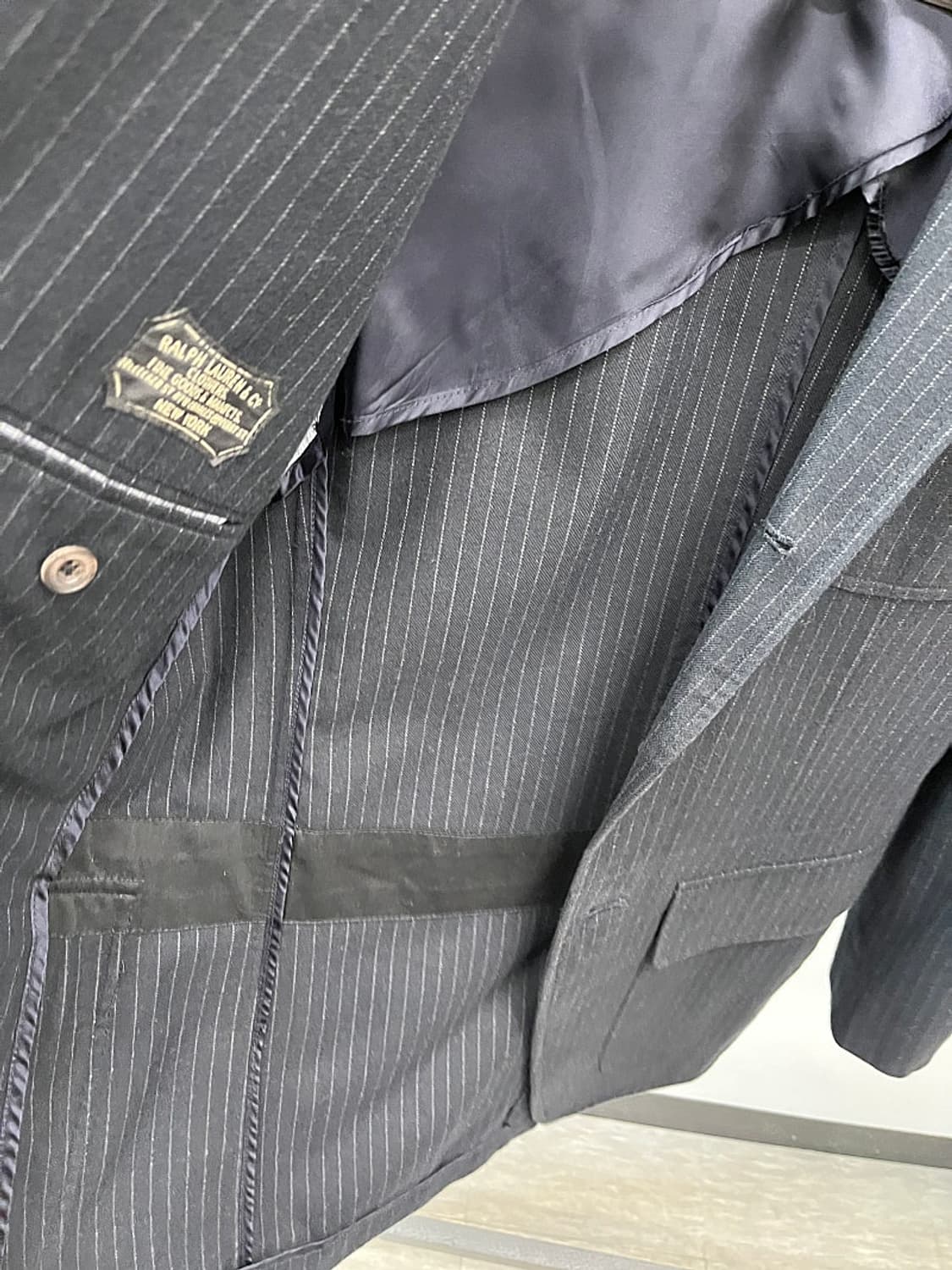 95-100) 폴로 스트라이프 코튼자켓  상품이미지8