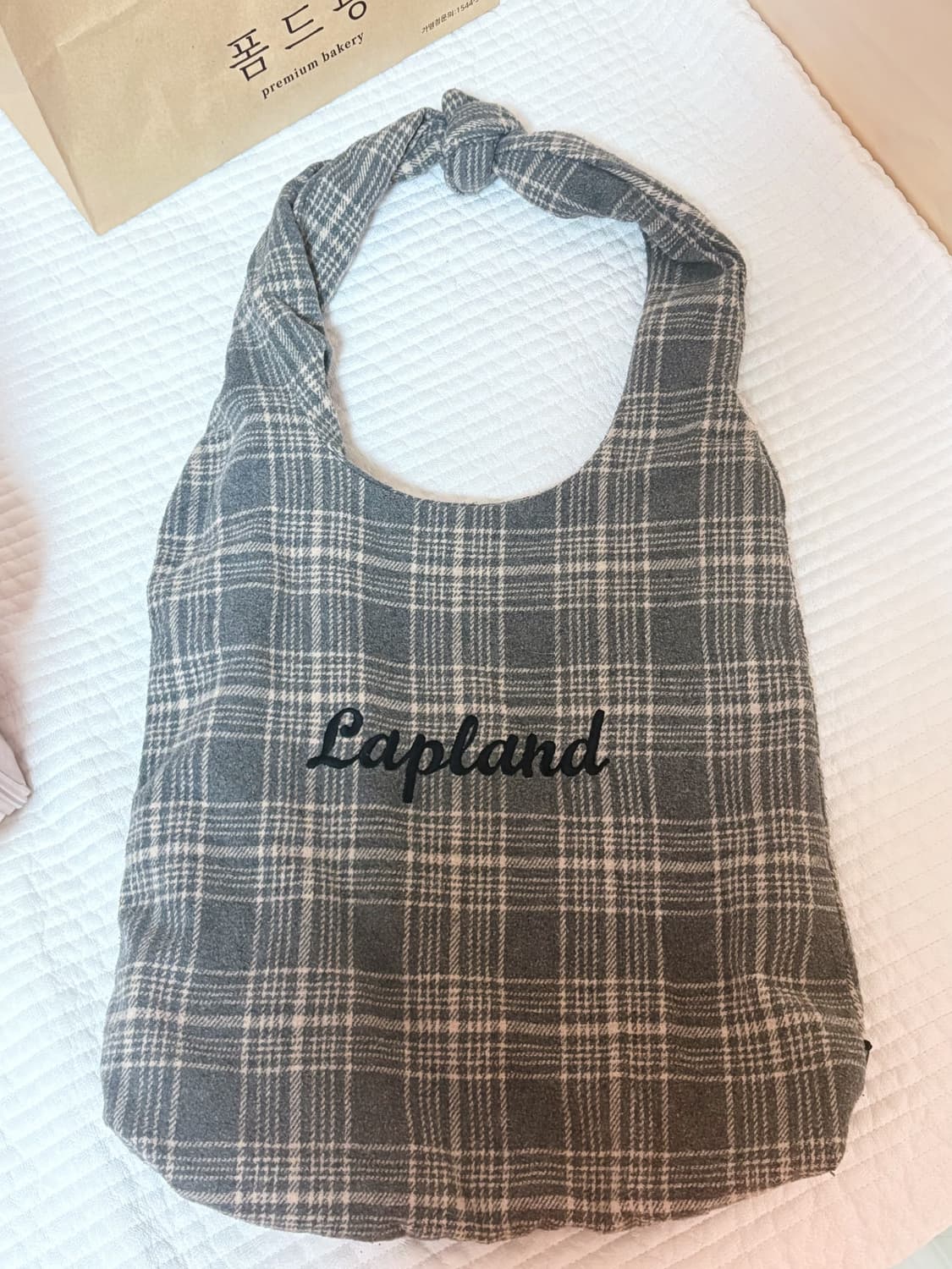 실물 ㄹㅈㄷ Lapland 체크 숄더백🤍♟️ 상품이미지2