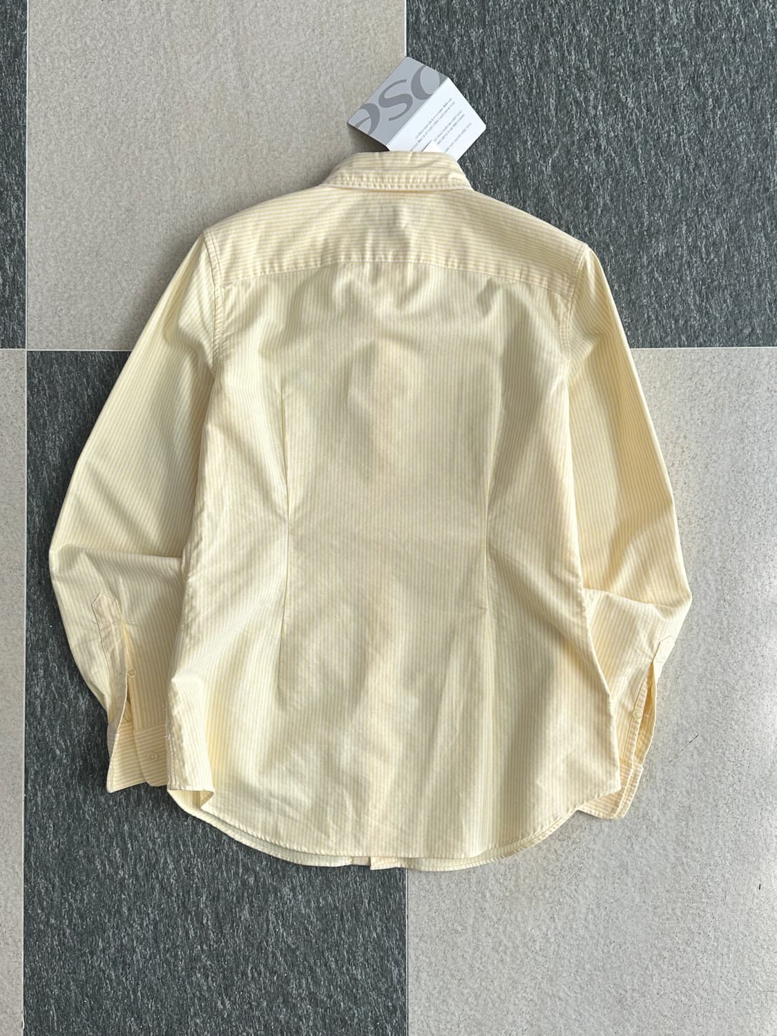 폴로 랄프로렌 옐로우 스트라이프 옥스포드 셔츠   상품이미지6