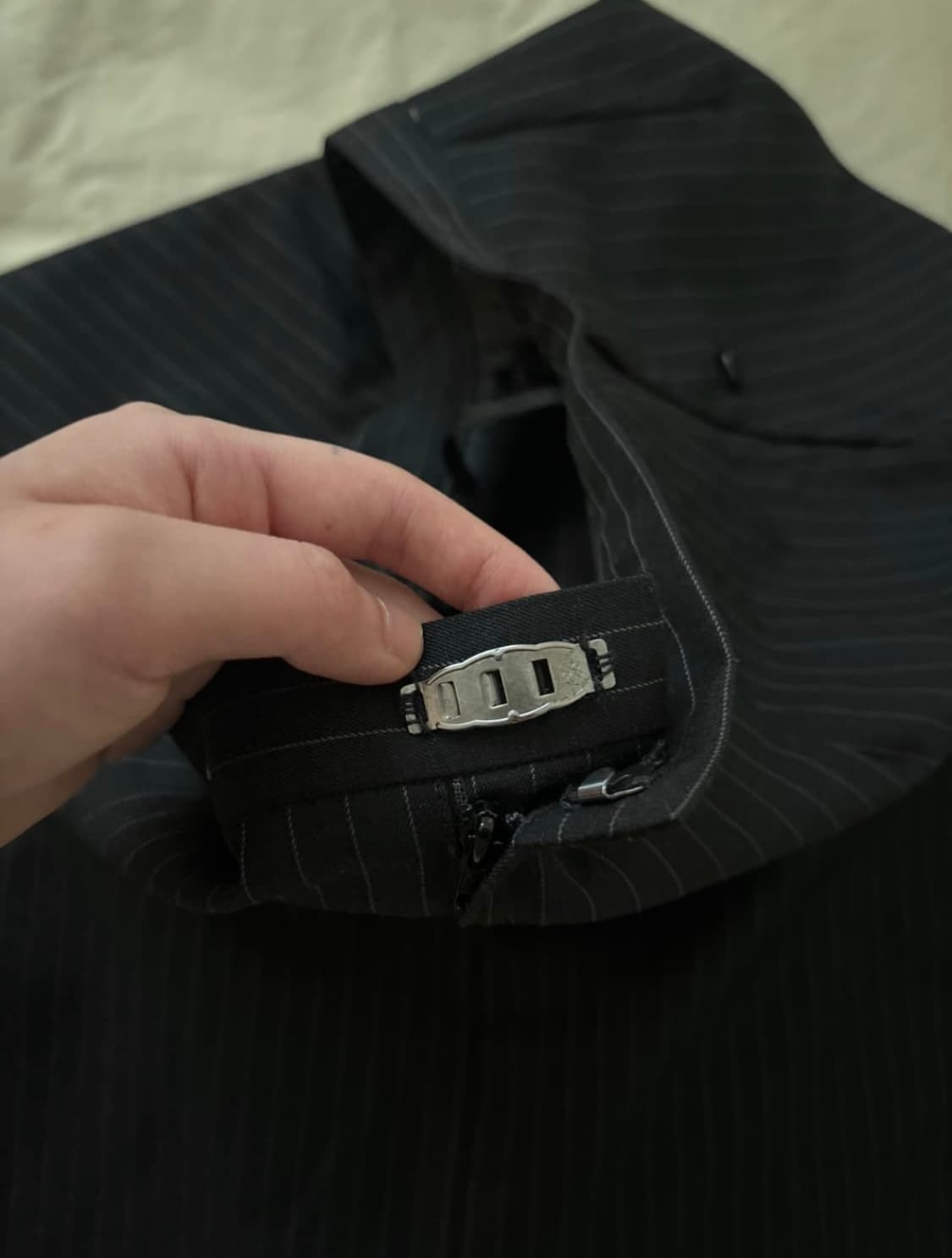 빈티지 핀스트라이프 스커트 상품이미지4