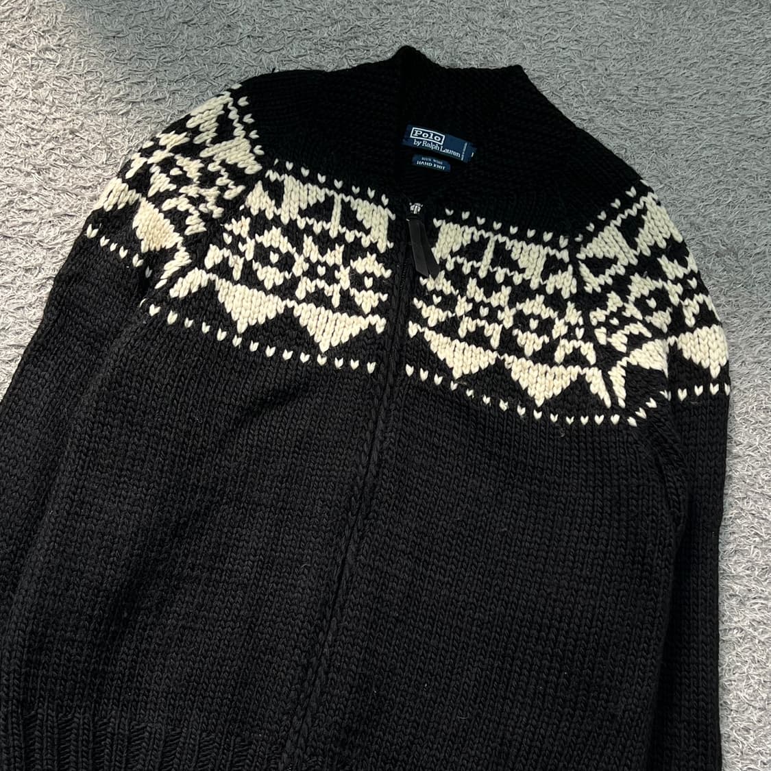 [100] 폴로 랄프로렌 해비울니트집업 상품이미지1