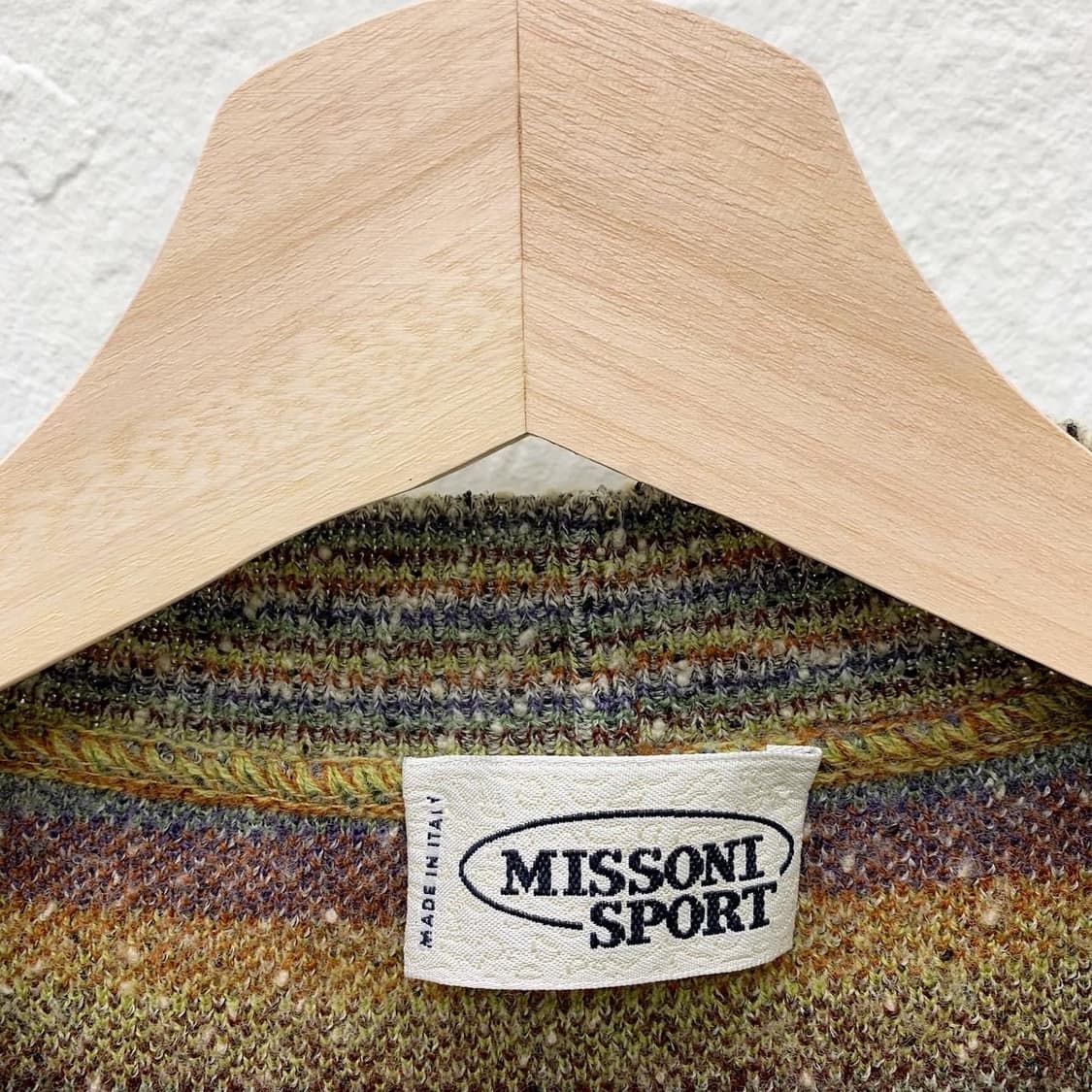 미쏘니 스포츠 패턴 가디건 상품이미지3