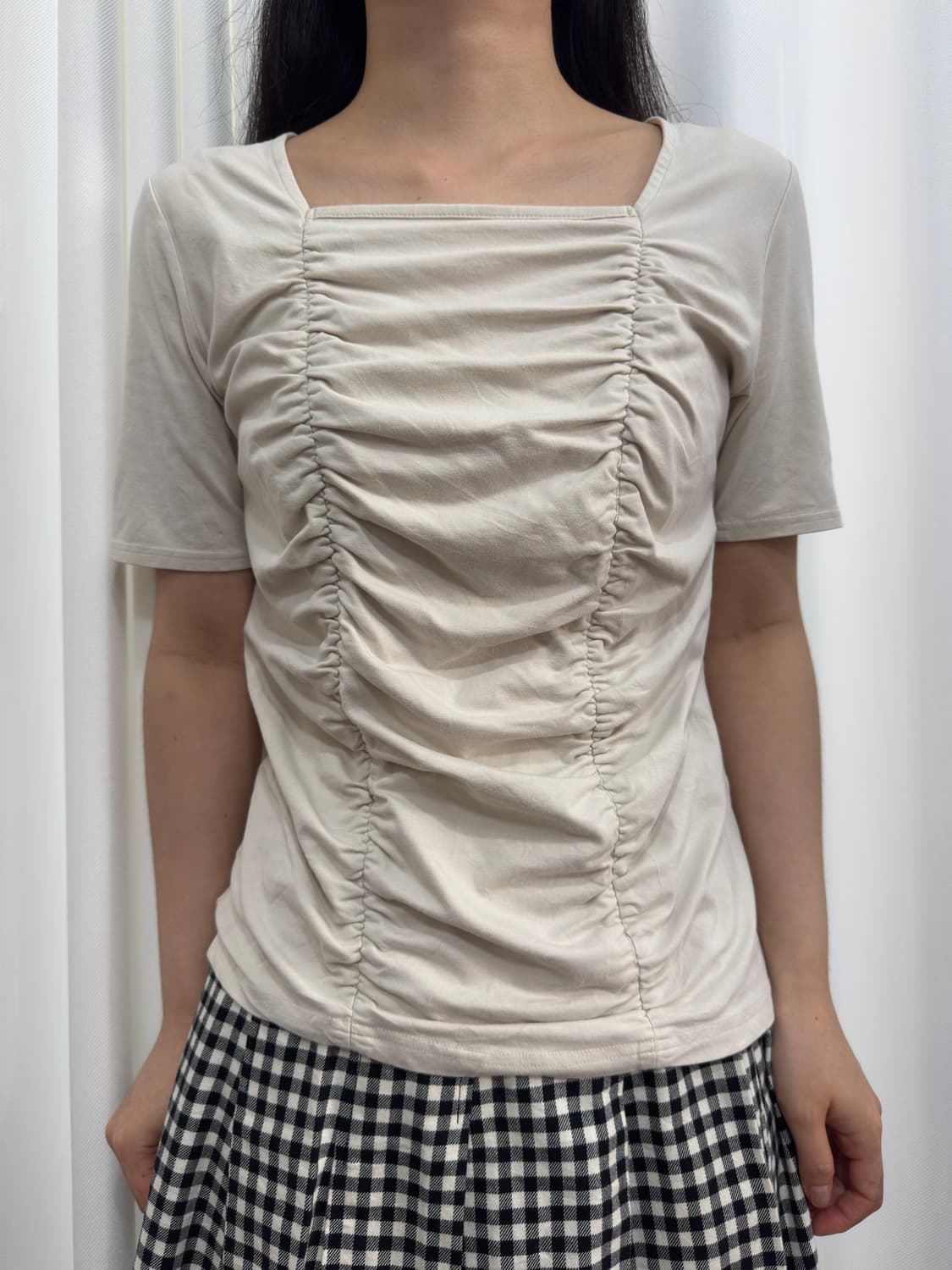 shirring top 상품이미지1