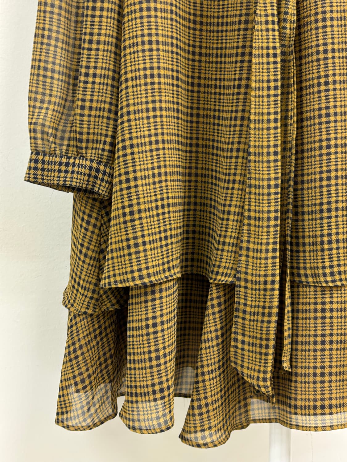 빈티지 체크 원피스 상품이미지5